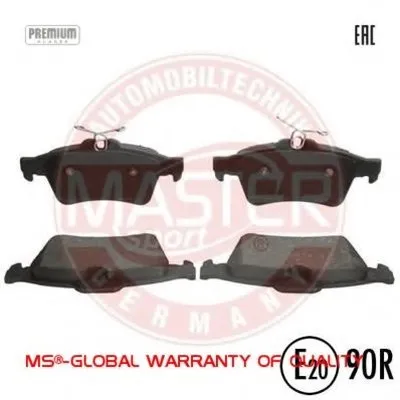 Комплект тормозных колодок, дисковый тормоз Anti-Noise MASTER-SPORT купить