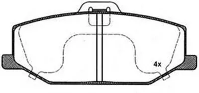 Комплект тормозных колодок, дисковый тормоз RAICAM купить