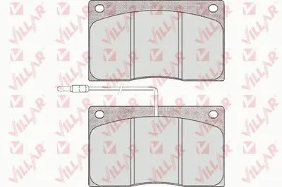 Комплект тормозных колодок, дисковый тормоз VILLAR купить