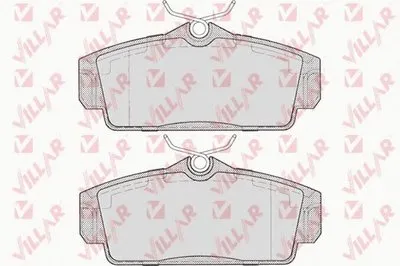 Комплект тормозных колодок, дисковый тормоз VILLAR купить