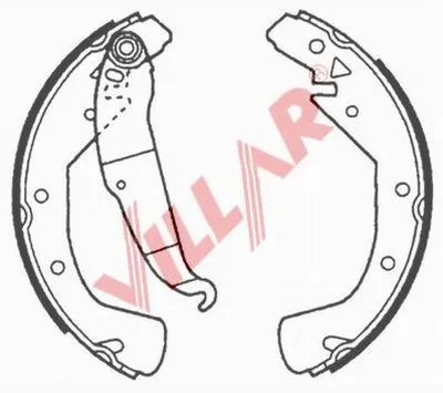 Комплект тормозных колодок VILLAR купить