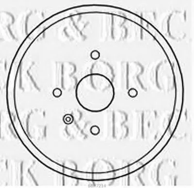 Тормозной барабан BORG & BECK купить