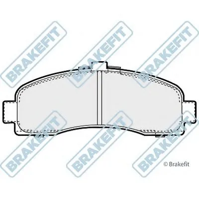 Комплект тормозных колодок, дисковый тормоз Brake Fit APEC braking купить