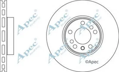 Тормозной диск Brake Fit APEC braking купить