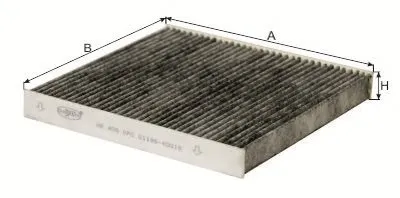 Фильтр, воздух во внутренном пространстве Cabin filter (Charcoal) for UAZ PATRIOT GOODWILL купить