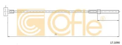 Трос, стояночная тормозная система COFLE купить