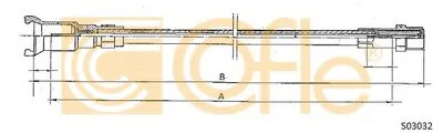 Тросик спидометра COFLE купить