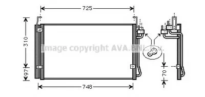 Конденсатор, кондиционер AVA QUALITY COOLING купить