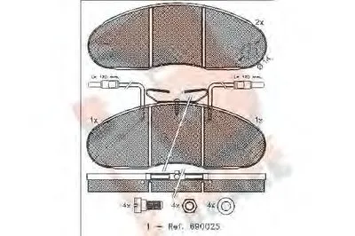 Комплект тормозных колодок, дисковый тормоз R BRAKE купить