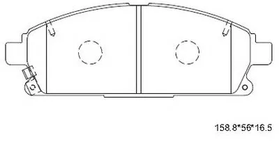 Комплект тормозных колодок, дисковый тормоз ASIMCO купить
