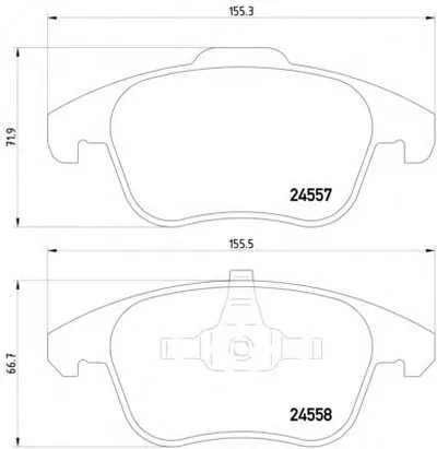 Комплект тормозных колодок, дисковый тормоз HELLA купить