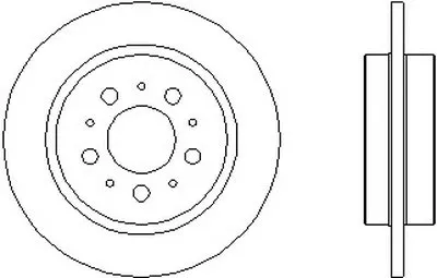 Тормозной диск HELLA купить