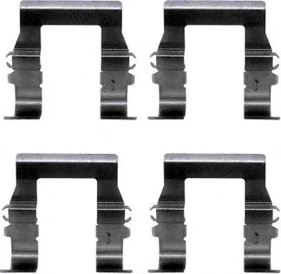 Комплектующие, колодки дискового тормоза HELLA купить