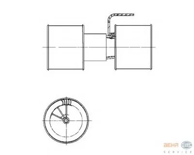Вентиляция салона BEHR HELLA SERVICE HELLA купить