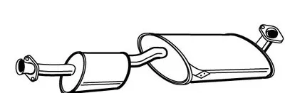 Средний глушитель выхлопных газов WALKER купить