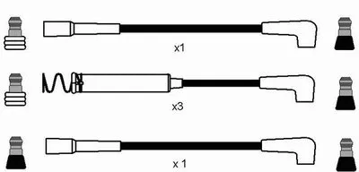 Комплект проводов зажигания
