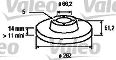 Тормозной диск VALEO купить