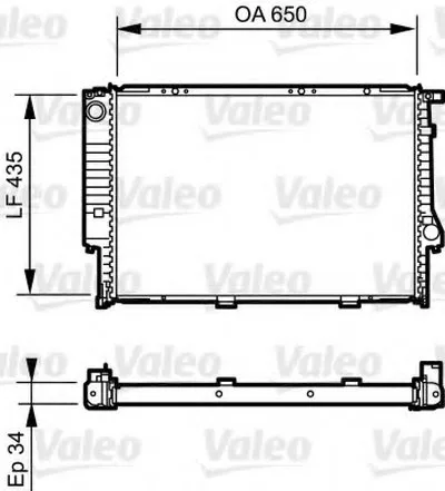 Радиатор, охлаждение двигателя VALEO купить