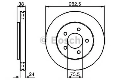 Тормозной диск BOSCH купить