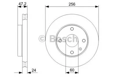 Тормозной диск BOSCH купить