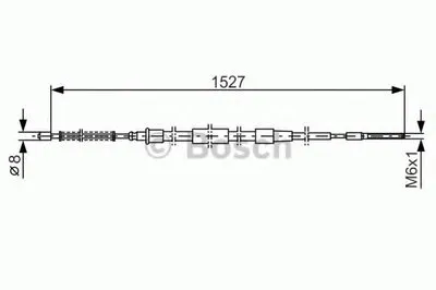 Трос, стояночная тормозная система BOSCH купить