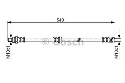 Тормозной шланг BOSCH купить