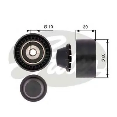 Паразитный / ведущий ролик, поликлиновой ремень DriveAlign® GATES купить