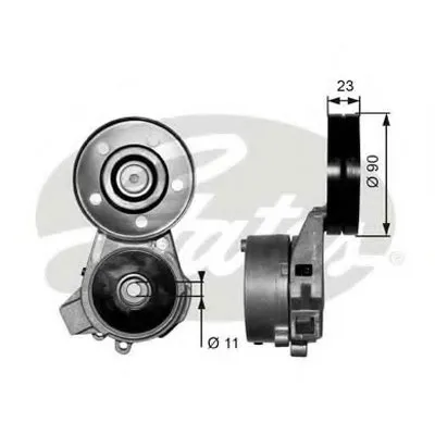 Натяжной ролик, поликлиновой  ремень DriveAlign® GATES купить