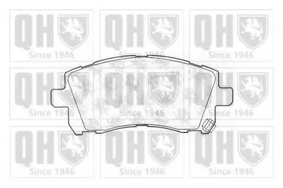 Комплект тормозных колодок, дисковый тормоз QUINTON HAZELL купить