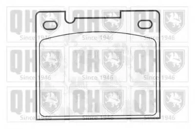 Комплект тормозных колодок, дисковый тормоз QUINTON HAZELL купить