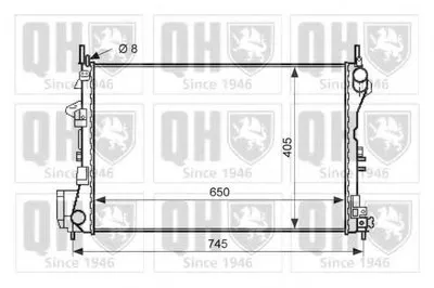 Радиатор, охлаждение двигателя QUINTON HAZELL купить