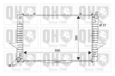 Радиатор, охлаждение двигателя QUINTON HAZELL купить