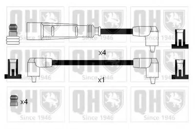Комплект проводов зажигания CI QUINTON HAZELL купить