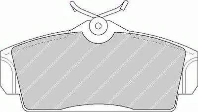 Комплект тормозных колодок, дисковый тормоз PREMIER FERODO купить