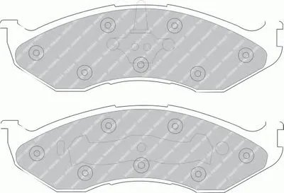 Комплект тормозных колодок, дисковый тормоз PREMIER FERODO купить