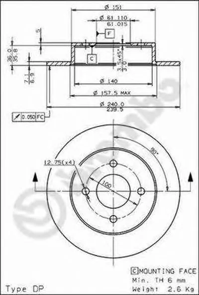 Тормозной диск AP купить