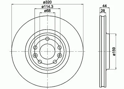 Тормозной диск MINTEX купить