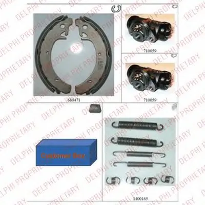 Комплект тормозных колодок DELPHI купить