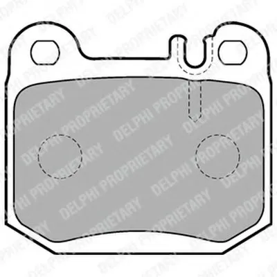 Комплект тормозных колодок, дисковый тормоз