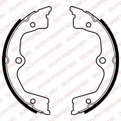 Комплект тормозных колодок, стояночная тормозная система DELPHI купить