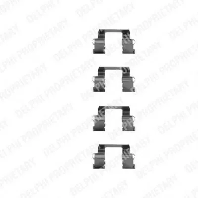 Комплектующие, колодки дискового тормоза DELPHI купить