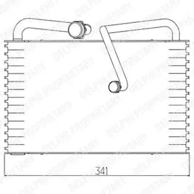 Испаритель, кондиционер DELPHI купить