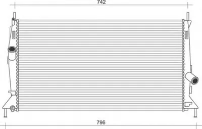 Радиатор, охлаждение двигателя MAGNETI MARELLI купить