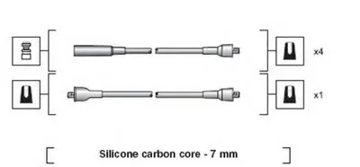 Комплект проводов зажигания MAGNETI MARELLI купить