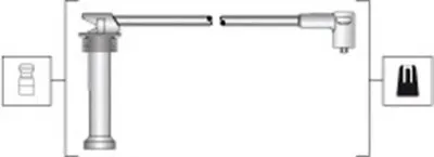 Комплект проводов зажигания MAGNETI MARELLI купить