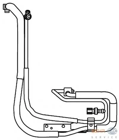 Трубопровод высокого давления, кондиционер BEHR HELLA SERVICE купить