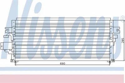 Конденсатор, кондиционер NISSENS купить