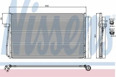 Конденсатор, кондиционер NISSENS купить