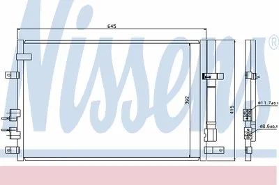 Конденсатор, кондиционер NISSENS купить