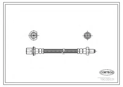 Тормозной шланг CORTECO купить